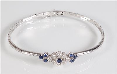 Brillant Saphir Armband - Jewellery, antiques and art