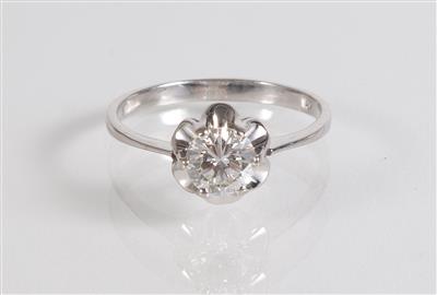 Solitärring ca. 0,70 ct - Klenoty, umění a starožitnosti