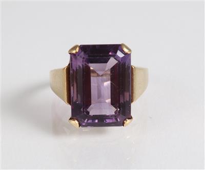 Amethystdamenring - Jewellery, antiques and art