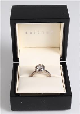 Solitärring ca. 1 ct - Jewellery, antiques and art