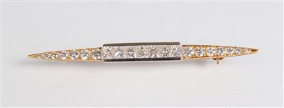Brillant Diamantbrosche zus. ca. 2 ct - Gioielli, arte e antiquariato