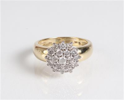 Brillantdamenring zus. ca. 1 ct - Jewellery, antiques and art