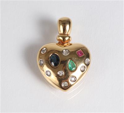 Diamantanhänger - Jewellery, antiques and art