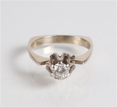 Solitärring ca. 0,30 ct - Schmuck, Kunst & Antiquitäten