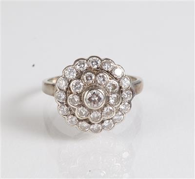 Brillantdamenring zus. ca. 1 ct - Jewellery, antiques and art