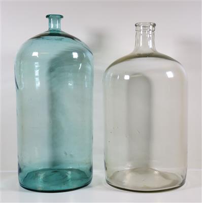 Zwei Vorratsflaschen, Alpenländisch, 19. Jahrhundert - Schmuck, Kunst & Antiquitäten