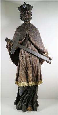 Heiliger Nepomuk, wohl 18. Jahrhundert - Gioielli, arte e antiquariato