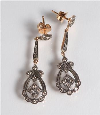 Brillant Ohrsteckgehänge zus. ca. 0,70 ct - Jewellery, antiques and art