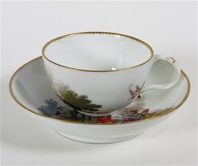 Tasse und Untertasse, Meissen, um 1780 - Schmuck, Kunst & Antiquitäten