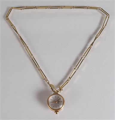 Bucherer Umhängeuhr an langer Kette - Jewellery, antiques and art