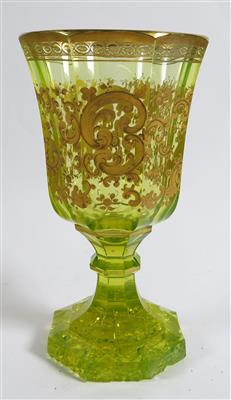 Pokal, Böhmen, Mitte 19. Jahrhundert - Schmuck, Kunst & Antiquitäten