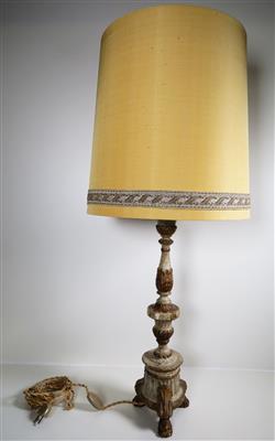 Barocker Kerzenleuchter als Stehlampe, 18. Jahrhundert - Gioielli, arte e antiquariato