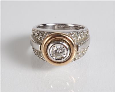 Brillant Diamantdaemnring zus. ca. 0,85 ct - Jewellery, antiques and art