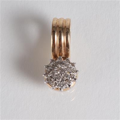 Brillantanhänger zus. 0,31 ct - Gioielli, arte e antiquariato