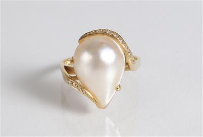 Diamantdamenring - Jewellery, antiques and art