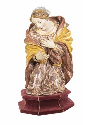 Hl. Magdalena, wohl aus einer Grablegung Christi, Alpenländisch, um 1700 - Klenoty, umění a starožitnosti