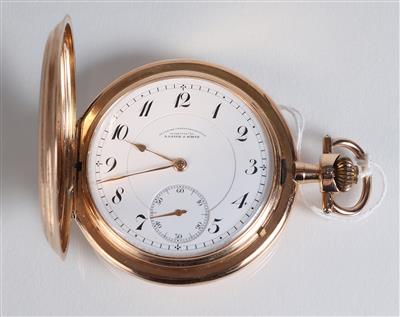 Herrentaschenuhr "Lange und Söhne" Deutsche Uhrenfabrikation Glashütte - Jewellery, antiques and art