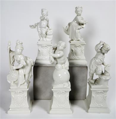 5 Putti als Fortuna, - Jewellery, antiques and art