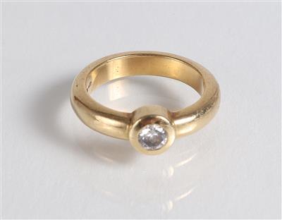 Solitärring ca. 0,20 ct - Jewellery, antiques and art