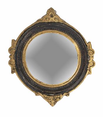Klassizistischer kleiner Konvexspiegel, 18./19. Jahrhundert - Jewellery, antiques and art