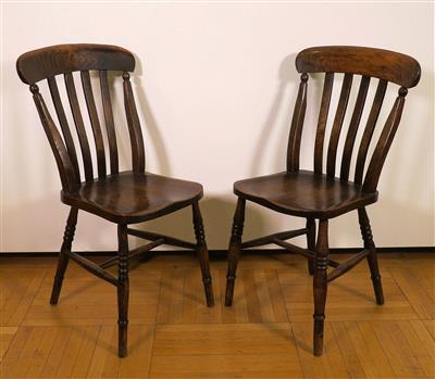 Paar Sessel im englischen Stil, 19. Jahrhundert - Schmuck, Kunst & Antiquitäten