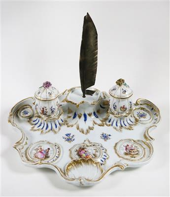 Schreibzeug, Meissen, um 1760/70 - Schmuck, Kunst & Antiquitäten