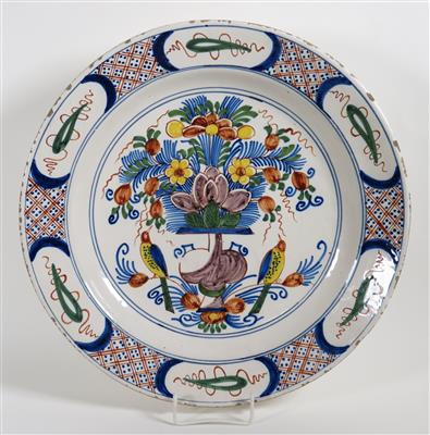 Teller, Delft, wohl 19. Jahrhundert - Schmuck, Kunst & Antiquitäten