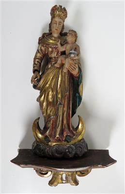 Maria Königin mit Kind, Alpenländisch, 19. Jahrhundert - Gioielli, arte e antiquariato
