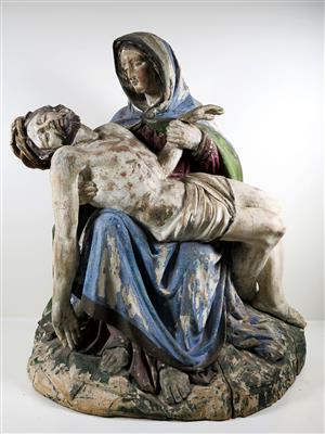 Pietà im Barockstil, 19. Jahrhundert - Schmuck, Kunst & Antiquitäten