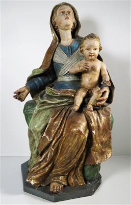 Muttergottes mit Kind, 19. Jahrhundert - Gioielli, arte e antiquariato