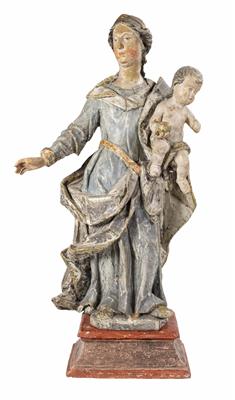 Madonna mit Kind, Süddeutsch, um 1760 - Jewellery, Works of Art and art