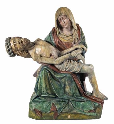 Pietà, im Stil der Gotik des frühen 15. Jahrhunderts, Ende 19. Jahrhundert - Klenoty, umění a starožitnosti