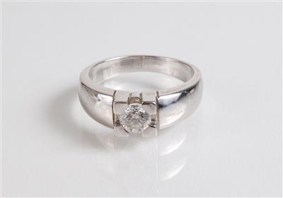 Solitärring ca. 0,50 ct - Jewellery, Works of Art and Art