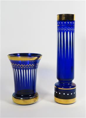 Vase und Becher, Austriagruppe Kunsthandwerk Wien - Schmuck, Kunst und Antiquitäten