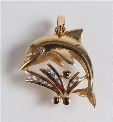 Anhänger "Delfin" - Jewellery, Works of Art and art