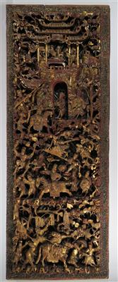 Chinesische Holzschnitzerei - Gioielli, arte e antiquariato