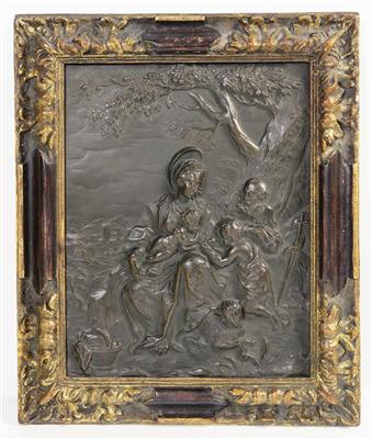 Die Hl. Familie mit dem Johannesknaben, im Stil des 17. Jahrhunderts, 19. Jahrhundert - Gioielli, arte e antiquariato