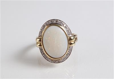 Brillant Opal Damenring - Gioielli, arte e antiquariato