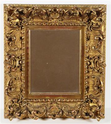 Spiegel- bzw. Bilderrahmen im Neobarockstil, 19. Jahrhundert - Schmuck, Kunst & Antiquitäten