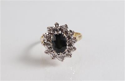Diamant Saphirring - Jewellery, Works of Art and art