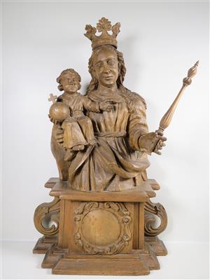 Madonna mit Kind, Alpenländisch 18. Jahrhundert - Gioielli, arte e antiquariato