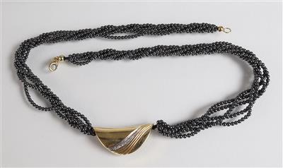 Brillant Blutsteincollier - Gioielli, arte e antiquariato