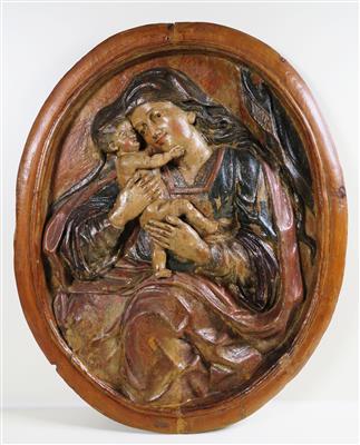 Madonna mit Kind, Ende 18./Anfang 19. Jahrhundert - Jewellery, Works of Art and art