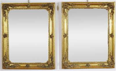Paar Bilder- oder Spiegelrahmen, 2. Hälfte 19. Jahrhundert - Gioielli, arte e antiquariato