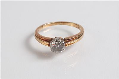 Solitärring ca. 0,65 ct - Jewellery, Works of Art and art