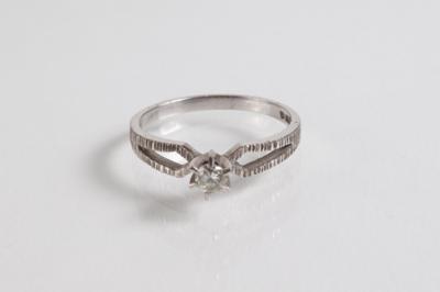 Solitärring ca. 0,15 ct - Jewellery, Works of Art and art