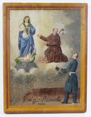 Ex Voto, Italienisch, 1866 - Klenoty, umění a starožitnosti