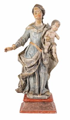 Madonna mit Kind, Süddeutsch, um 1760 - Jewellery, Works of Art and art