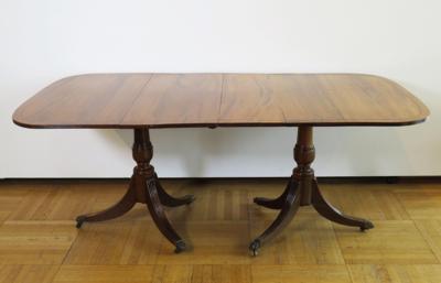 Englischer Esstisch, sogenannter double podestal dining table, im Regency Stil,20. Jahrhundert - Jewelry, art and antiques