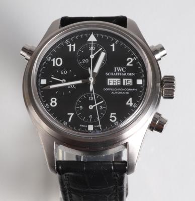 IWC Schaffhausen Pilots Watch Double - Schmuck, Kunst und Antiquitäten